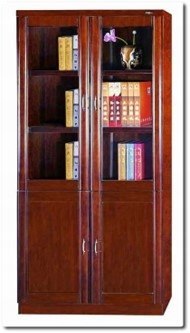 Szafa dwuelementowa C-23 - elegancka, przeszklona witryna biurowa