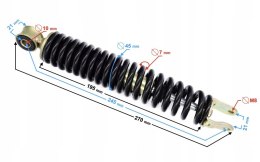 AMORTYZATOR TYŁ 21 E4 Martinelli