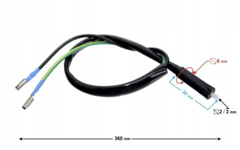 CZUJNIK STOPU HAMULCA TYLNEGO DO SKUTERA TWENTY ON