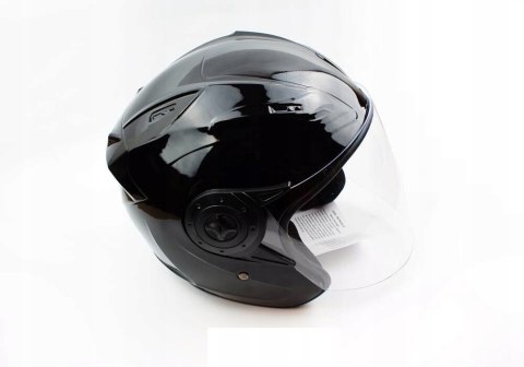 KASK ABIWA MD-209 CZARNY MOTOCYKL OTWARTY M Martinelli