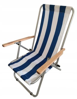 LEŻAK PLAŻOWY GUSIO WZMACNIANY 150 KG POLSKI PRODUKT KEMPING