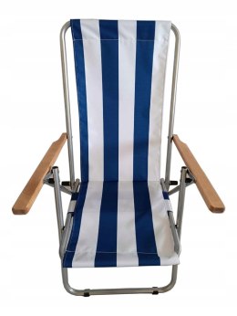 LEŻAK PLAŻOWY GUSIO WZMACNIANY 150 KG POLSKI PRODUKT KEMPING