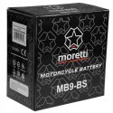 NOWY AKUMULATOR 9AH MORETTI MB9 BS ŻELOWY AGM QUAD ATV Martinelli
