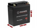 NOWY AKUMULATOR MORETTI AGM (Gel) MB5L-BS SKUTER QUAD MOTOROWER 5AH