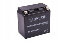 NOWY Akumulator Moretti AGM (Gel) MTX14-BS Martinelli