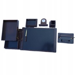 ORGANIZER ZESTAW NA BIURKO PRZYBORNIK BIUROWY PÓŁKI DOKUMENTY PAPIER PREZEN