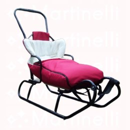 SANKI DLA DZIECI METALOWE Z OPARCIEM PCHACZEM ŚPIWOREK RÓŻNE KOLORY POLSKIE