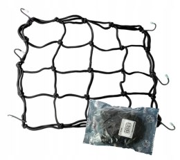 SIATKA MOTOCYKLOWA BAGAŻOWA PAJĄK NA SIEDZENIE GRUBA SOLIDNA HAKI METAL