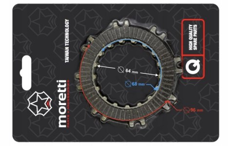 TARCZA SPRZĘGŁA SILNIK 110CC Martinelli