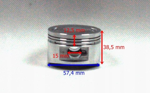 TŁOK MORETTI 150CC SKUTER 4T, ŚR:57,4, SW:15, C:20 Martinelli