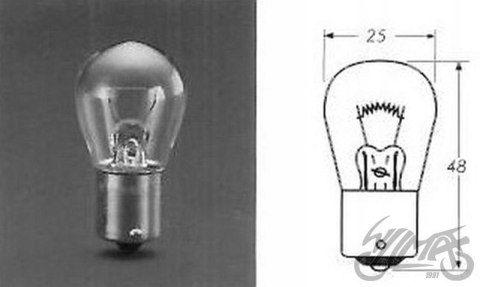 Żarówka AWINA 12V 23W P21W BA15S SKUTER MOTOCYKL