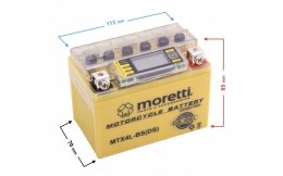 AKUMULATOR ŻELOWY LCD 12V 4Ah DO SKUTERA MOTOCYKLA Martinelli