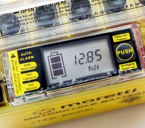 AKUMULATOR ŻELOWY ŻEL MORETTI AGM MTX9-BS ZE WSKAŹNIKIEM SKUTER MOTOCYKL