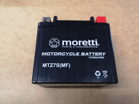 Akumulator AGM Moretti MTZ7S 12V Martinelli