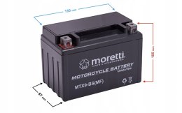 Akumulator Moretti AGM (Gel) MTX9-BS Martinelli