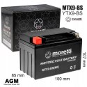 Akumulator Moretti AGM (Gel) MTX9-BS Martinelli