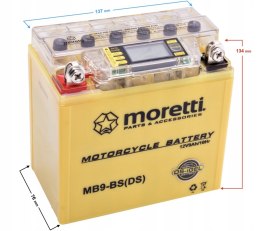 Akumulator Moretti AGM I-Gel MB9-BS 9Ah Martinelli