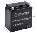 Akumulator żelowy 12V 14Ah Moretti YTX16B-BS (MTX16-BS) Martinelli