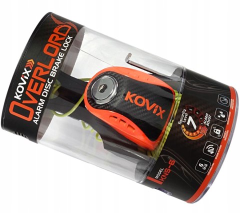 Blokada tarczy hamulcowej KOVIX KNX6 neonowa pomarańczowa Martinelli