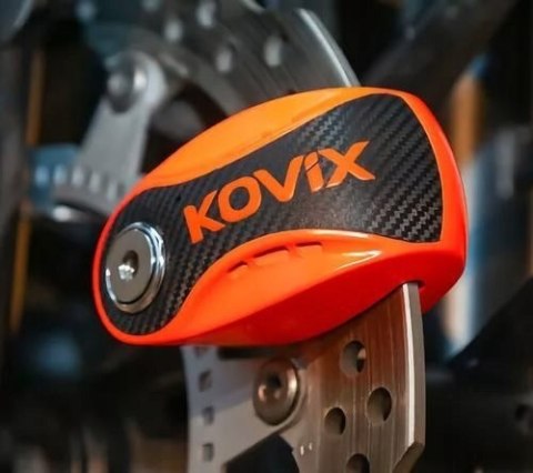 Blokada tarczy hamulcowej KOVIX KNX6 neonowa pomarańczowa Martinelli