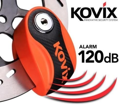 Blokada tarczy hamulcowej KOVIX KNX6 neonowa pomarańczowa Martinelli