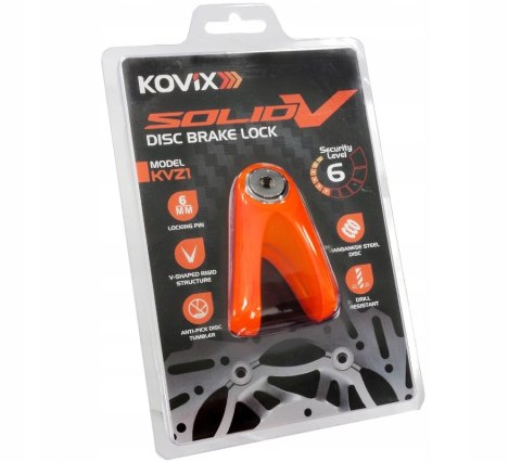 Blokada tarczy hamulcowej KOVIX KVC/Z 1 pomarańczowa Martinelli