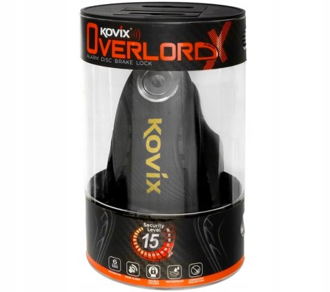 Blokada tarczy hamulcowej Kovix KNX6 pomarańczowa Martinelli