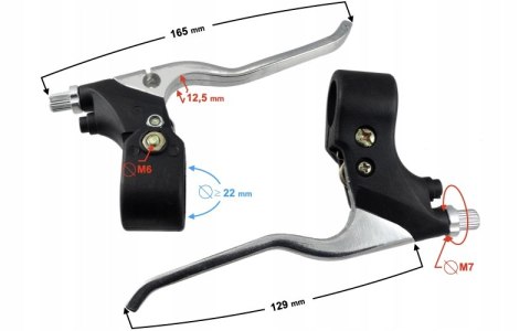 DŹWIGNIA HAMULCA POCKET BIKE MINI CROSS QUAD Martinelli