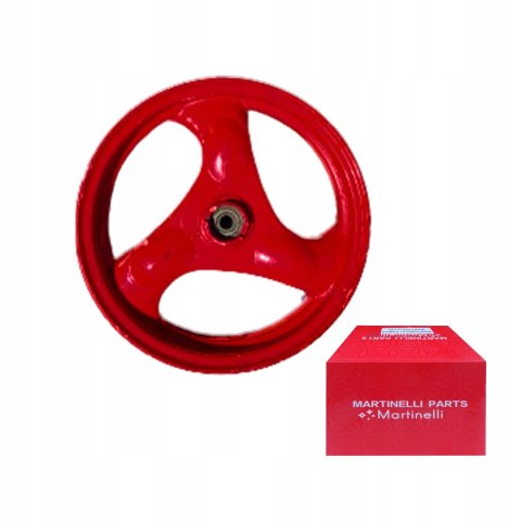 FELGA PRZÓD PRZEDNIA CZERWONA RED WYTRZYMAŁA 2.15 X 10 SKUTER Martinelli