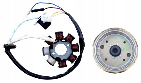 ISKROWNIK STATOR MAGNETO SKUTERY 4T KINGWAY BENZER Martinelli