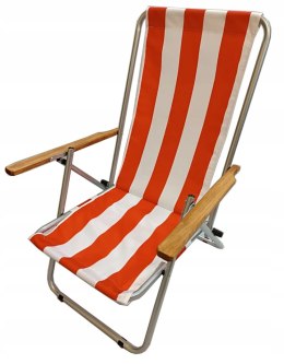 KRZESŁO TURYSTYCZNE LEŻAK SKŁADANY POLSKI MOCNY GUSIO 150 KG