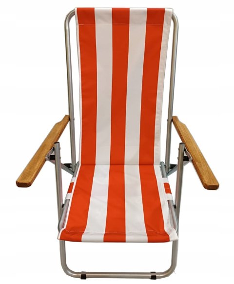 KRZESŁO TURYSTYCZNE LEŻAK SKŁADANY POLSKI MOCNY GUSIO 150 KG