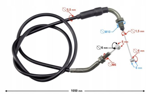 LINKA GAZU NA WTRYSK HYPER 125 Martinelli