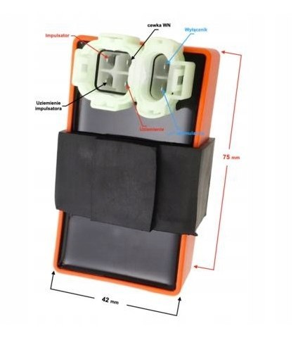 MODUŁ ZAPŁONOWY CHIŃSKIE SKUTER 4T ODBLOKOWANY GY6 Martinelli