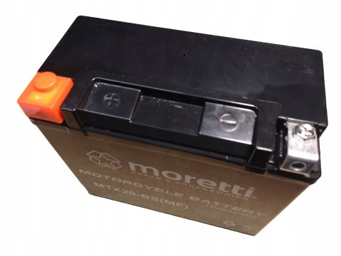 Nowoczesny akumulator MORETTI MTX20-BS 20 Ah Martinelli
