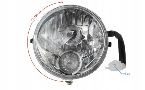 Reflektor przedni do skutera Tres - wysoka jakość Martinelli