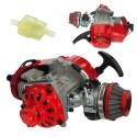 SILNIK POCKET BIKE MINI QUAD CROSS CZERWONY TUNING Martinelli