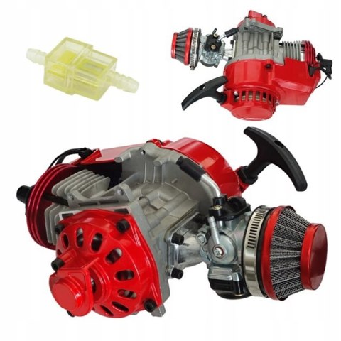 SILNIK POCKET BIKE MINI QUAD CROSS CZERWONY TUNING Martinelli