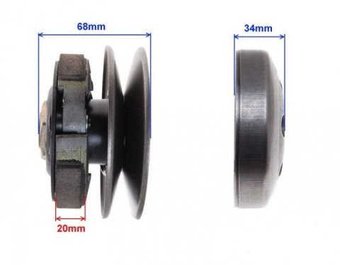 SPRZEGLO KOMPLETNE SKUTERY 4T + DZWON GY6 139QMA/B Martinelli