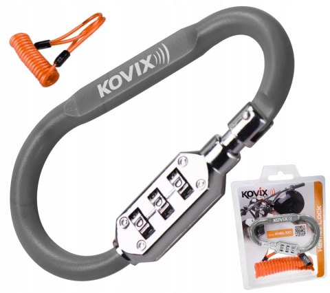 Zabezpieczenie kasku KOVIX KHEL100 karabińczyk z kodem Martinelli