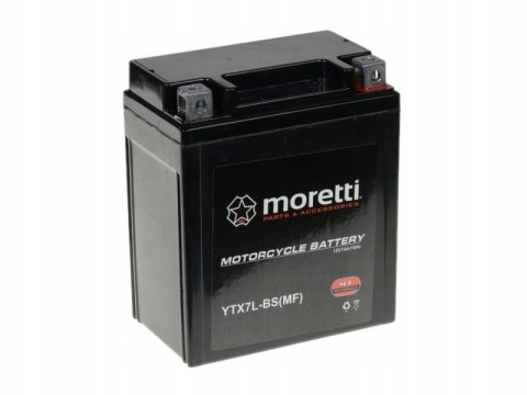 AKUMULATOR 12V 7AH ROK PRODUKCJI 2025 ŻEL DO MOTOCYKLA SKUTERA Martinelli