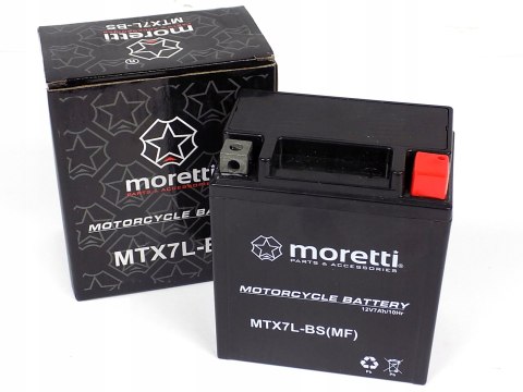 AKUMULATOR 12V 7AH ROK PRODUKCJI 2025 ŻEL DO MOTOCYKLA SKUTERA Martinelli
