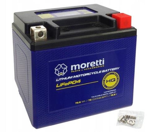 Akumulator Moretti YTX5 MTX5 MFPX5 LITOWO JONOWY LITOWY 5AH 12V Martinelli