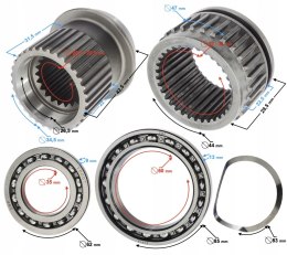 ELEMENT DYFERENCJAŁU HISUN TACTIC 550 Martinelli