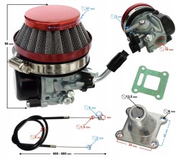 GAŹNIK POCKET BIKE KPL Martinelli