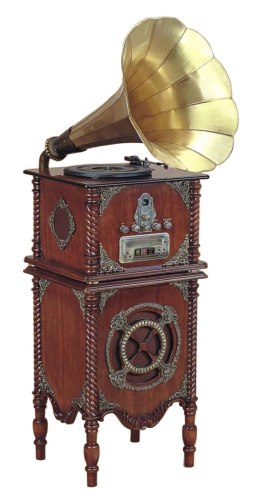 GRAMOFON PATEFON RETRO STYLIZOWANY MEBLE BIUROWE Martinelli