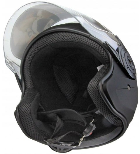 KASK ABIWA MD-209 CZARNY MOTOCYKL OTWARTY M Martinelli