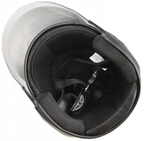 KASK ABIWA MD-209 CZARNY MOTOCYKL OTWARTY M Martinelli