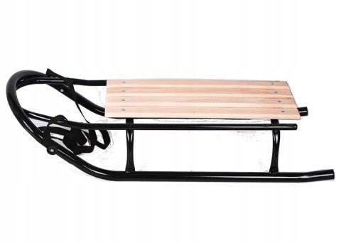 POLSKIE METALOWE SANKI Z OPARCIEM - IDEALNE NA ZIMĘ