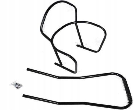 POLSKIE METALOWE SANKI Z OPARCIEM - IDEALNE NA ZIMĘ